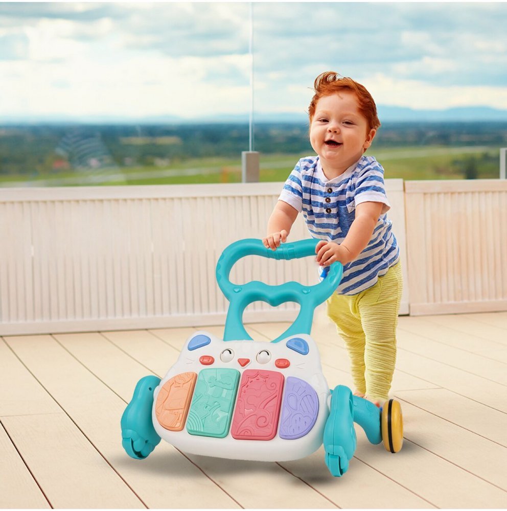 Antepremergator muzical cu pian Kitten Blue – imaginea 4