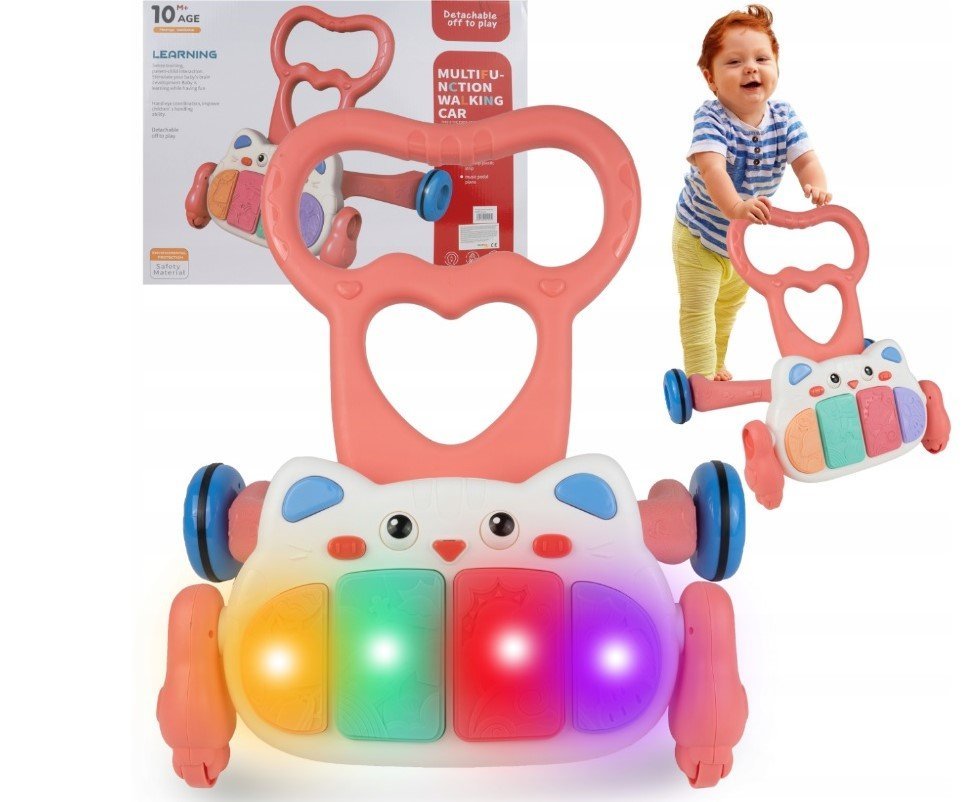 Antepremergator muzical cu pian Kitten Pink