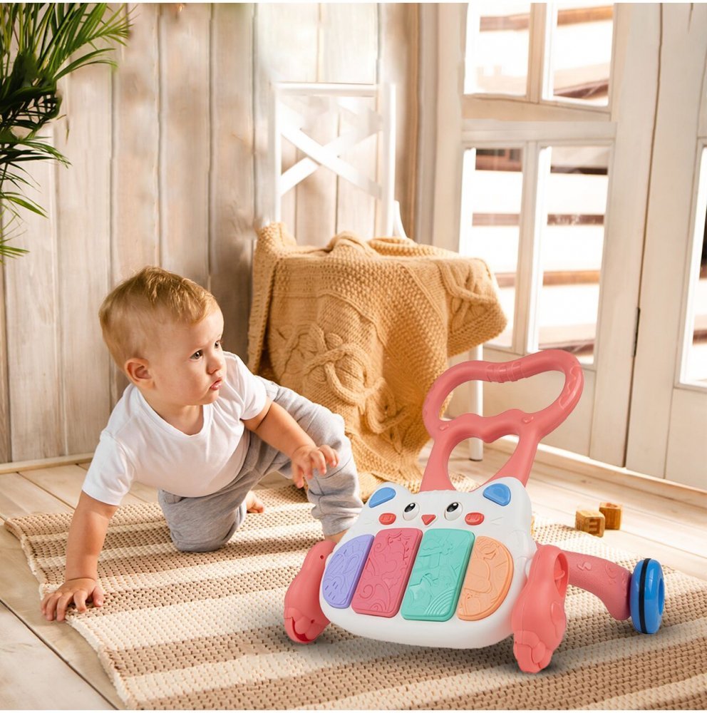 Antepremergator muzical cu pian Kitten Pink – imaginea 4
