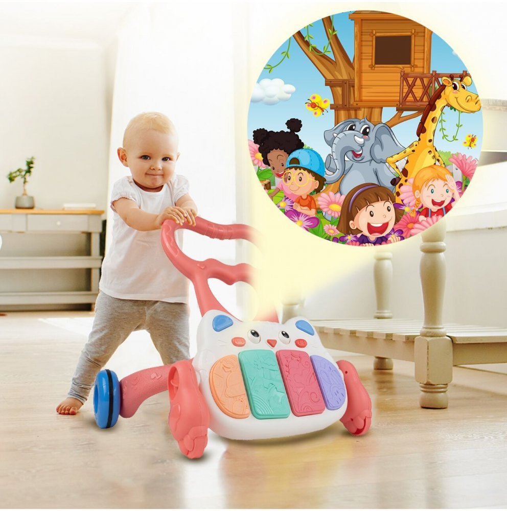 Antepremergator muzical cu pian Kitten Pink – imaginea 5