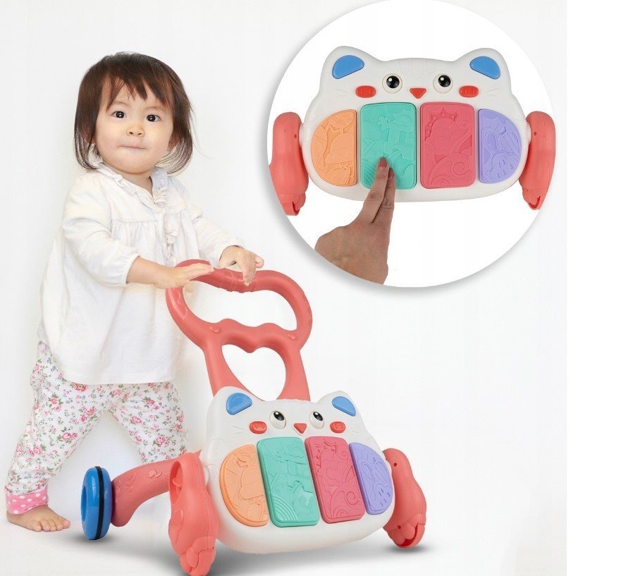 Antepremergator muzical cu pian Kitten Pink – imaginea 8