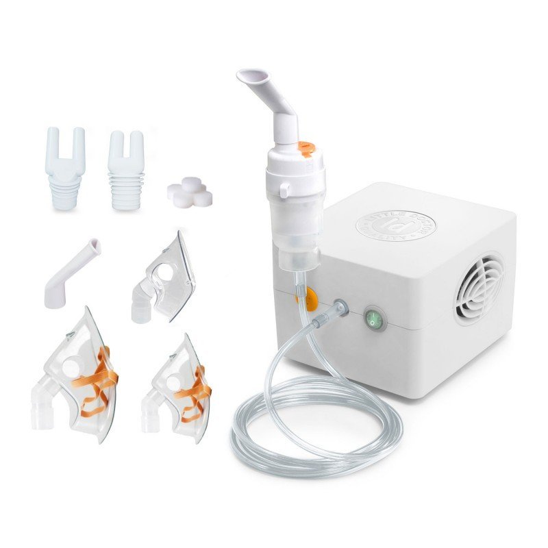 Aparat aerosoli Little Doctor LD-213C nebulizator cu compresor 3 moduri de nebulizare alb – imaginea 3