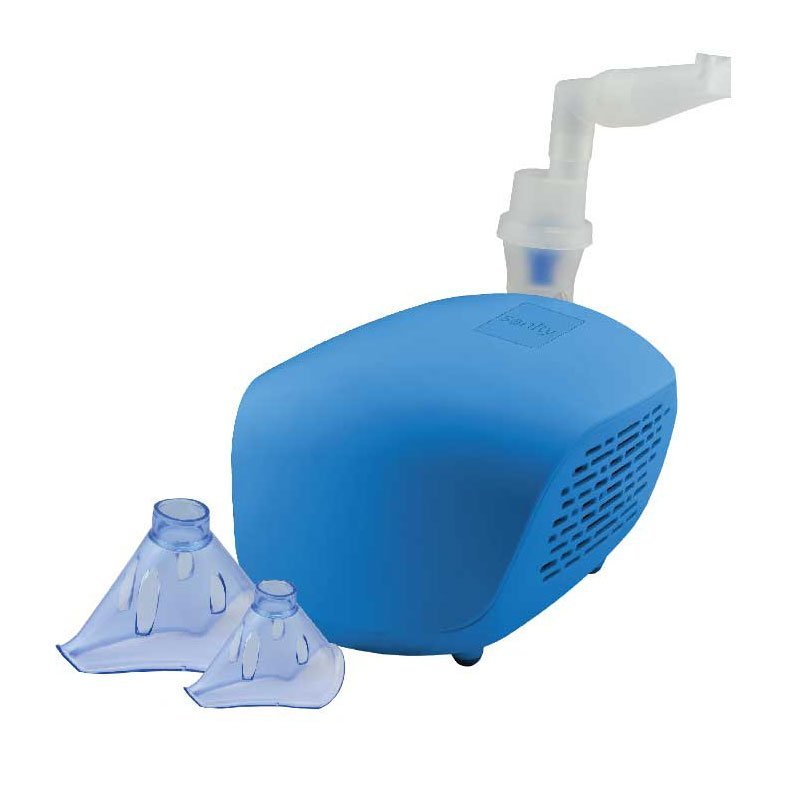 Aparat aerosoli Sanity Domowy AP 2819 nebulizator cu compresor albastru – imaginea 2