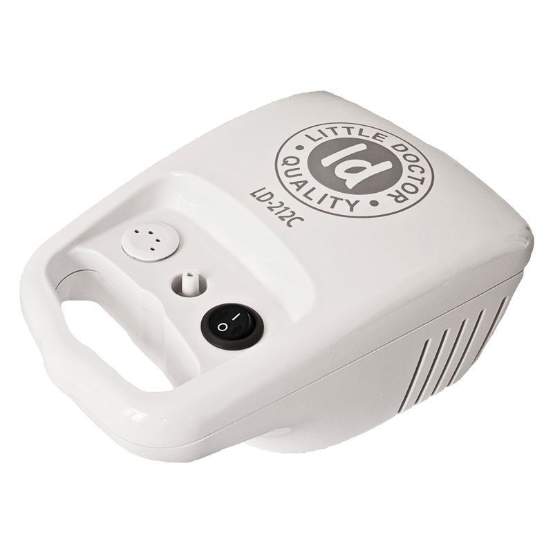 Aparat aerosoli cu compresor Little Doctor LD-212C, 3 Dispensere pentru reglarea dimensiunilor particulelor, 2 Masti