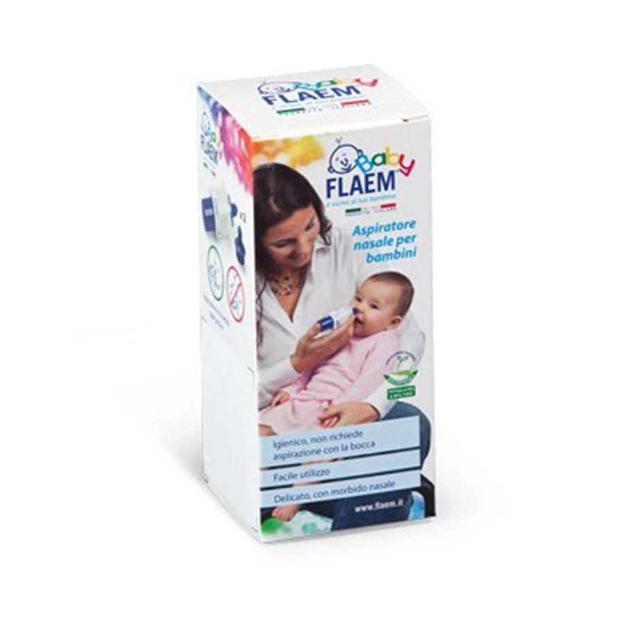 Aspirator nazal manual Flaem Baby pentru bebelusi si copii albalbastru AC0423P – imaginea 4