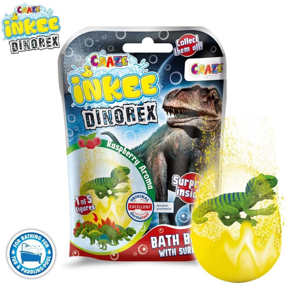 Bila efervescenta Inkee cu surpriza dinozaur – imaginea 2