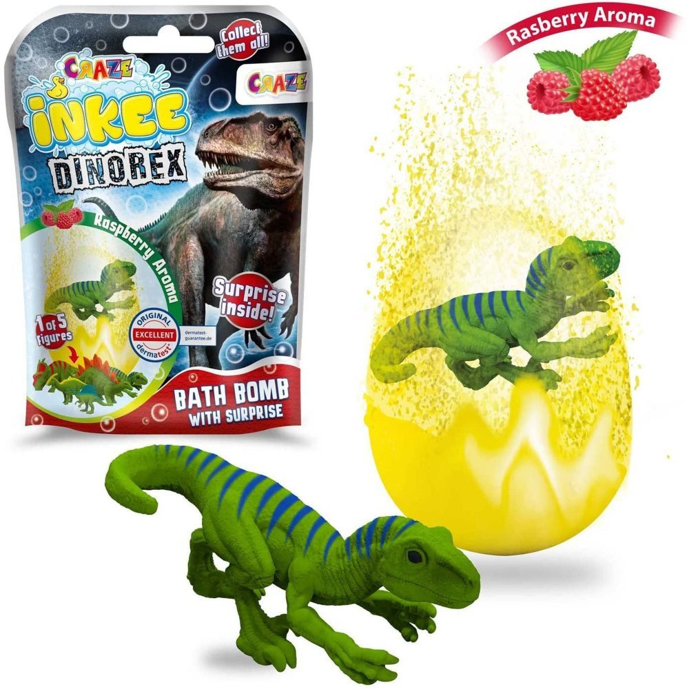 Bila efervescenta Inkee cu surpriza dinozaur – imaginea 3