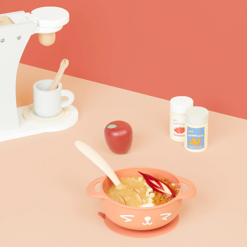 Set de hranire Taste Isy din silicon Vulpita Babymoov – imaginea 4