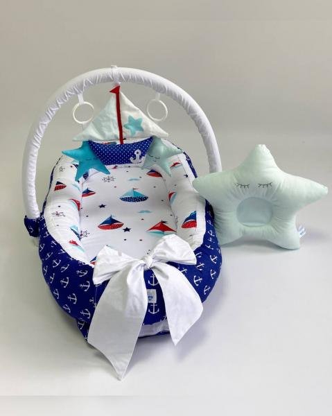 Babynest Standard MyKids 0188 Sailor Blue – imaginea 4