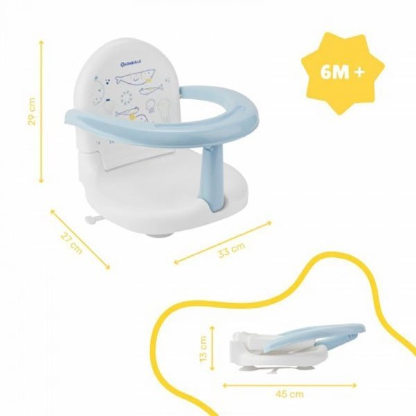 Scaun de baie pliabil cu pestisori Badabulle – imaginea 3