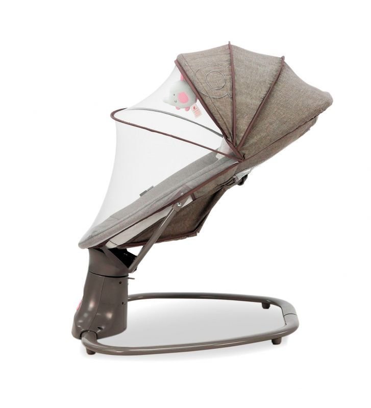 Balansoar electric Khalo, bluetooth, telecomanda, centura siguranta, timer oprire automata, spatar reglabil, 67 x 51 x 62 cm – imaginea 2