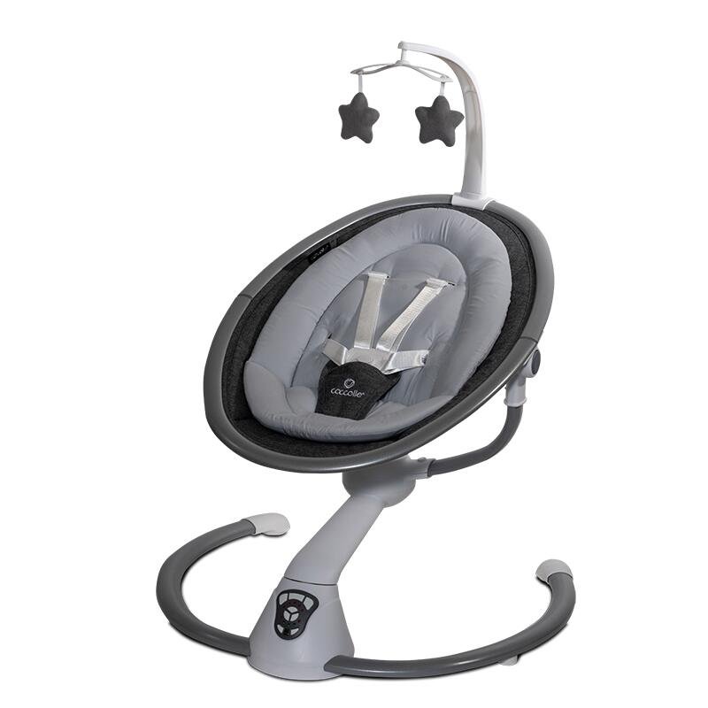 Balansoar multifunctional Coccolle cu telecomanda Freya Anthracite – imaginea 4