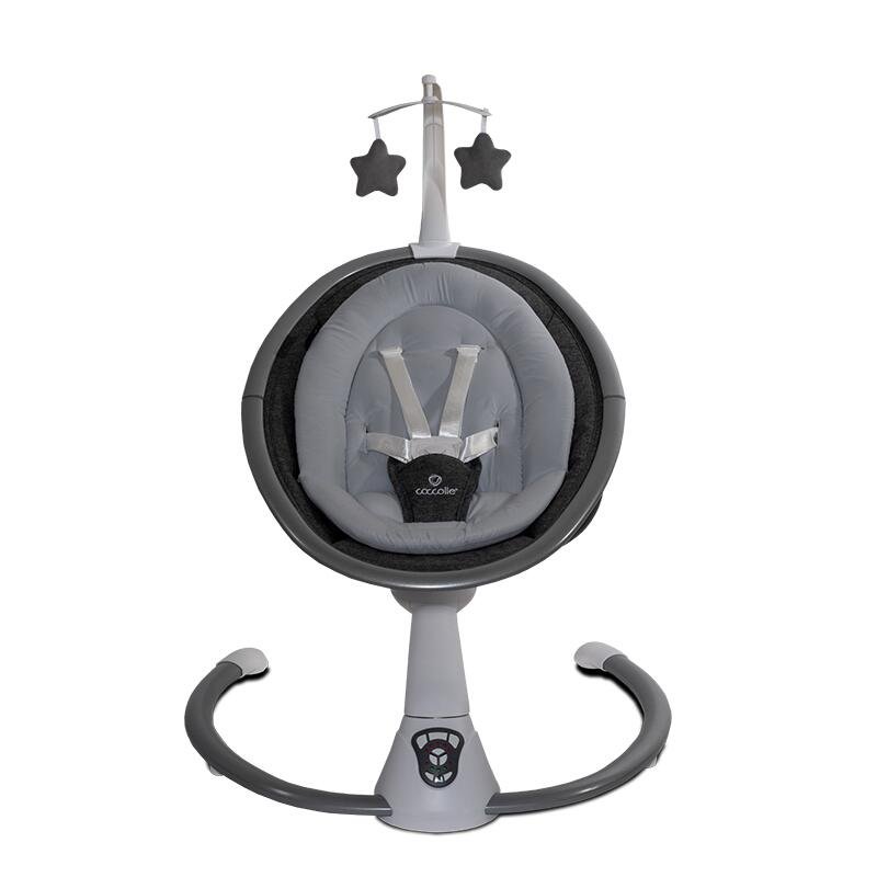 Balansoar multifunctional Coccolle cu telecomanda Freya Anthracite – imaginea 5