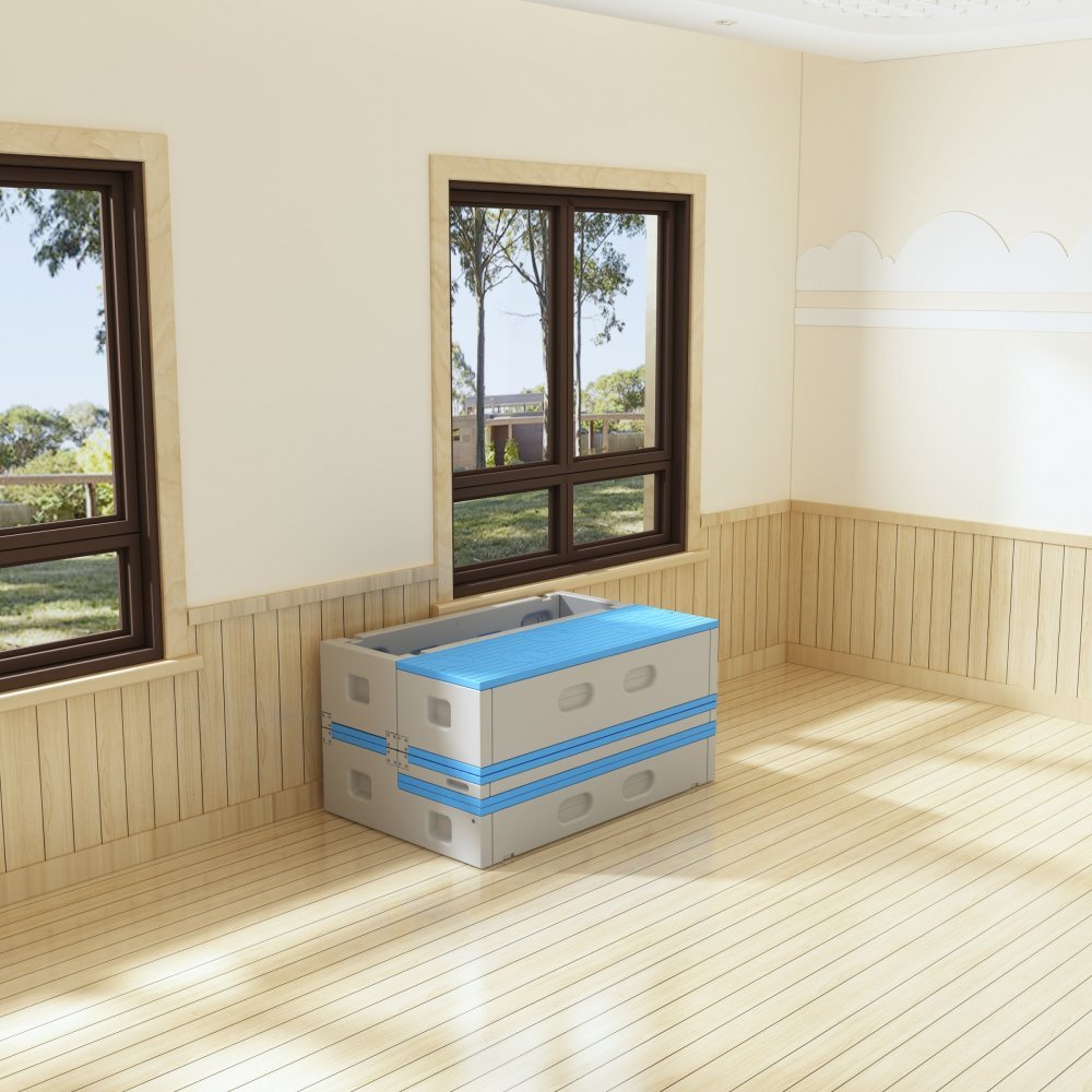 Bancuta modulara multifunctionala Nichiduta Garden Step Stool Blue 123 x 122 x 62 cm – imaginea 6