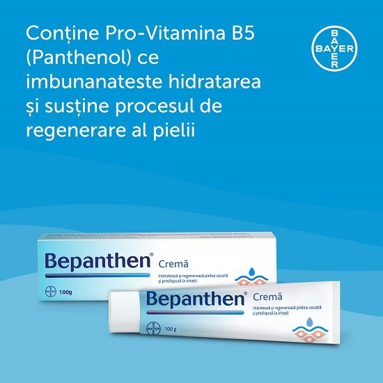 Bepanthen crema hidratare profunda Bayer 100 g – imaginea 3