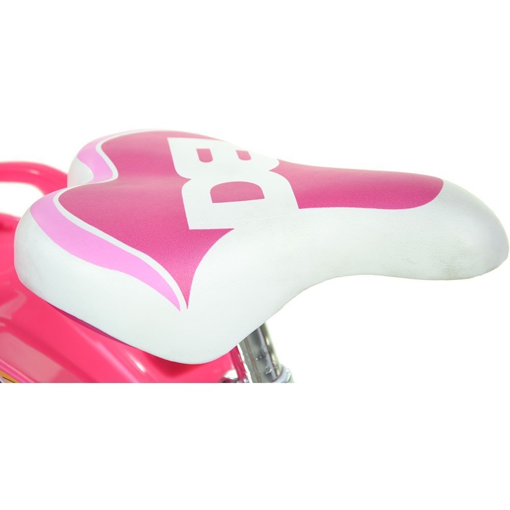 Bicicleta copii Dino Bikes Unicorn 14 inch ,varsta 4-7 ani, inaltimea 95-115 cm, frana de mana pe roata din fataspate, cosulet fata si scaun pentru papusa in spate, pinion spate fix, roti ajutatoare detasabile – imaginea 8