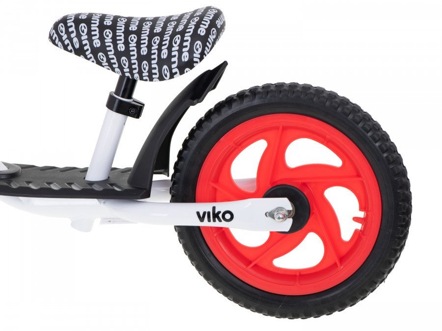 Bicicleta copii fara pedale Viko Red 11 inch, varsta 3-6 ani, inaltimea de 85-100 cm, roti din material EVA rezistent,  inaltime sezut reglabila 30-42 cm, sarcina maxima de pana la 30 kg – imaginea 3