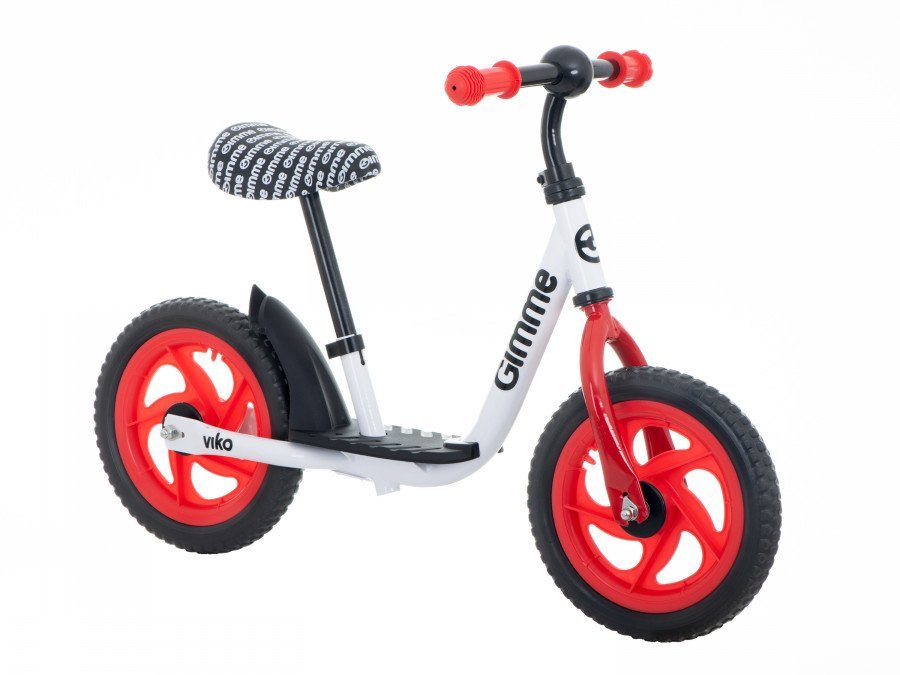 Bicicleta copii fara pedale Viko Red 11 inch, varsta 3-6 ani, inaltimea de 85-100 cm, roti din material EVA rezistent,  inaltime sezut reglabila 30-42 cm, sarcina maxima de pana la 30 kg – imaginea 6