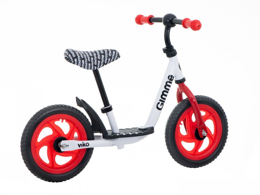 Bicicleta copii fara pedale Viko Red 11 inch, varsta 3-6 ani, inaltimea de 85-100 cm, roti din material EVA rezistent,  inaltime sezut reglabila 30-42 cm, sarcina maxima de pana la 30 kg – imaginea 8