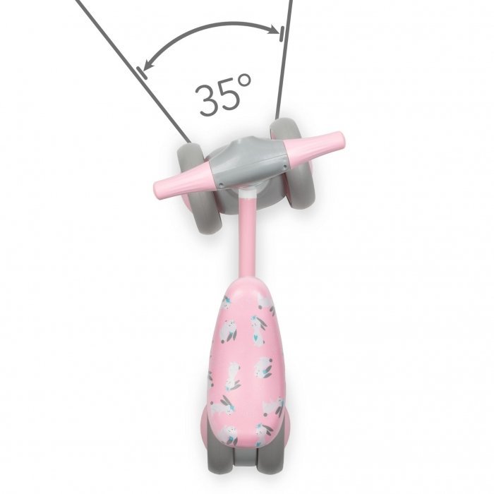 Ride-On pentru copii fara pedale Kidwell Petito Bunny,varsta 1-3 ani, greutatea maxima a copilului 20 kg, roti din spuma EVA, sa conturata, moale, din piele ecologica – imaginea 8