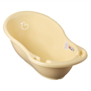 Cadita Tega Baby Duck 102 cm cu senzor de temperatura Galben