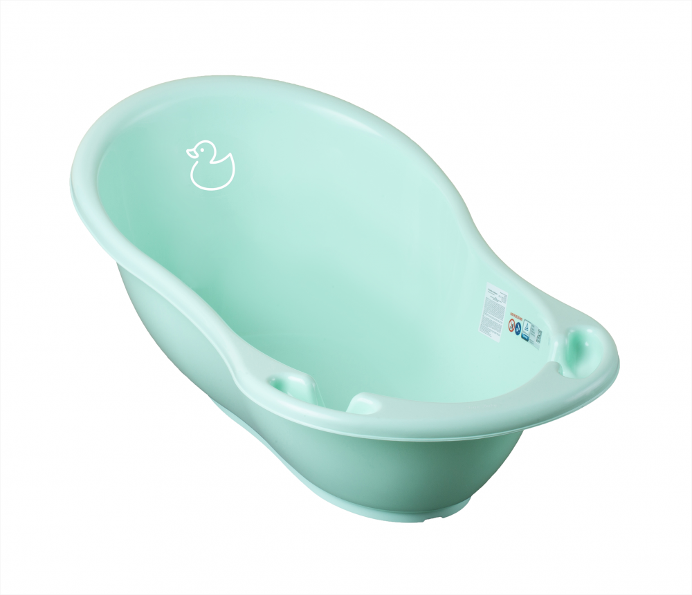 Cadita Tega Baby Duck 86 cm cu senzor de temperatura Verde