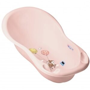 Cadita Tega Baby Forest 102 cm cu senzor de temperatura Roz