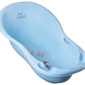 Cadita Tega Baby Forest 86 cm cu senzor de temperatura Albastru