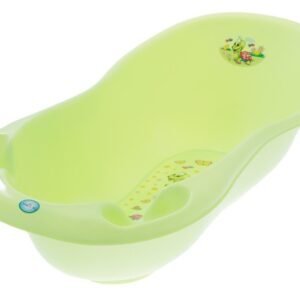 Cadita Tega Baby Happy Turtle 86 cm Verde cu senzor de temperatura