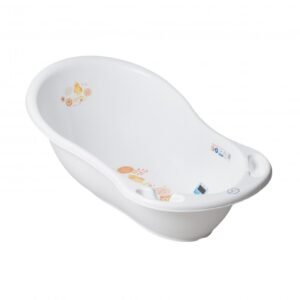 Cadita copii 86 cm Folk alba