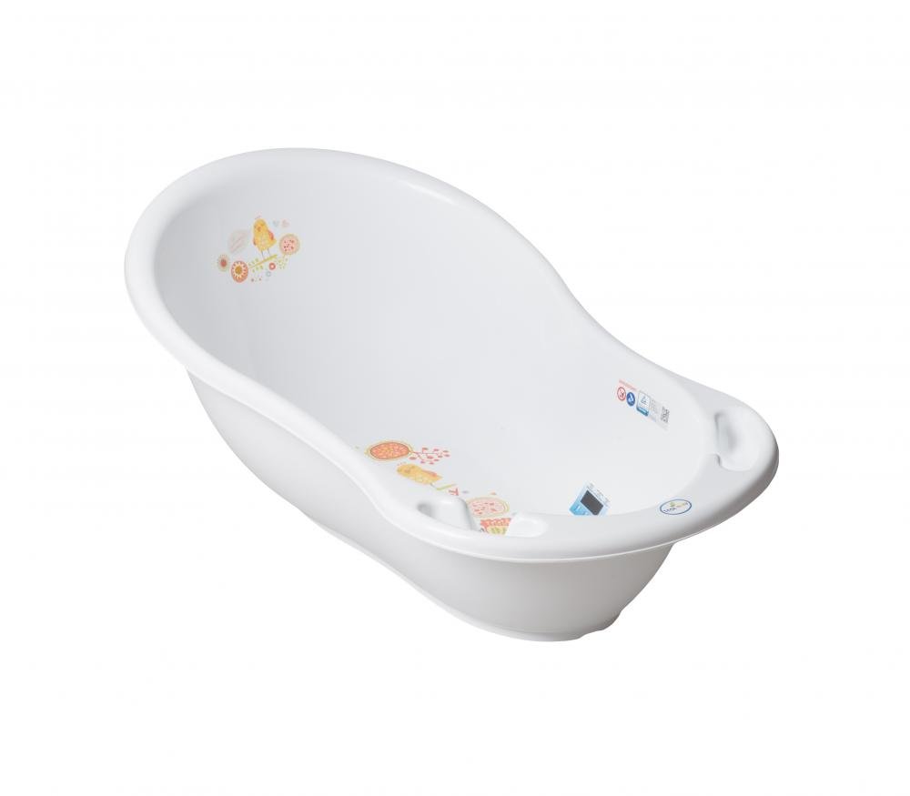 Cadita copii 86 cm Folk alba