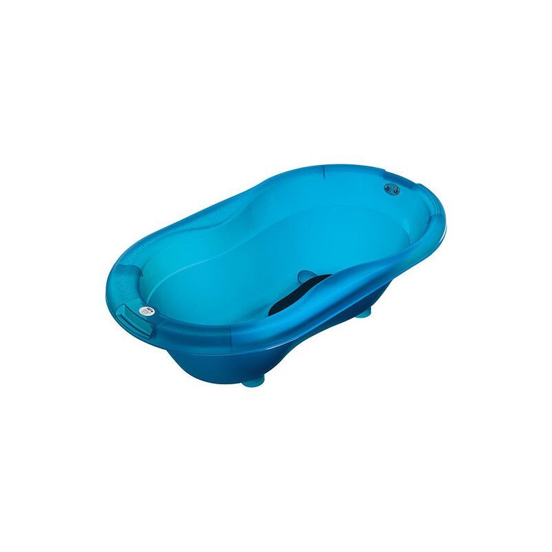Cadita cu covoras antiderapant Top Translucent blue Rotho-babydesign
