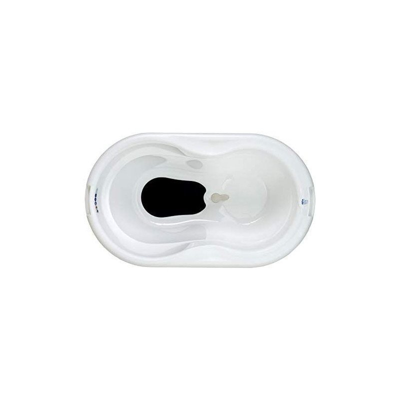 Cadita cu covoras antiderapant Top White Rotho-babydesign