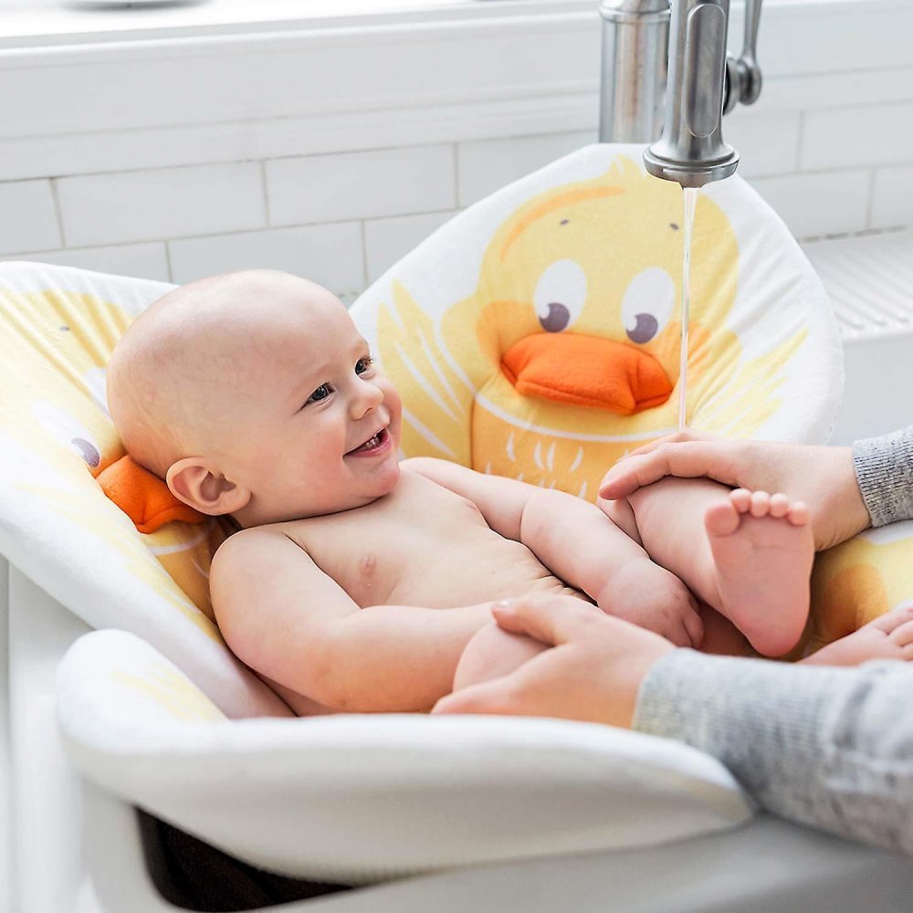 Cadita de plus si salteluta de joaca Lotus BloomingBath Ratusca – imaginea 2