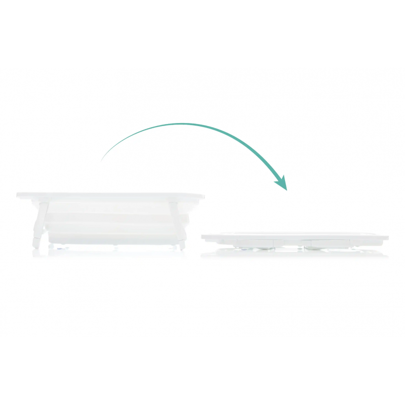 Cadita pliabila Fillikid cu termometru White – imaginea 3