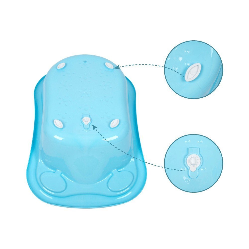 Cadita standard SeviBebe cu dop turqoise – imaginea 4