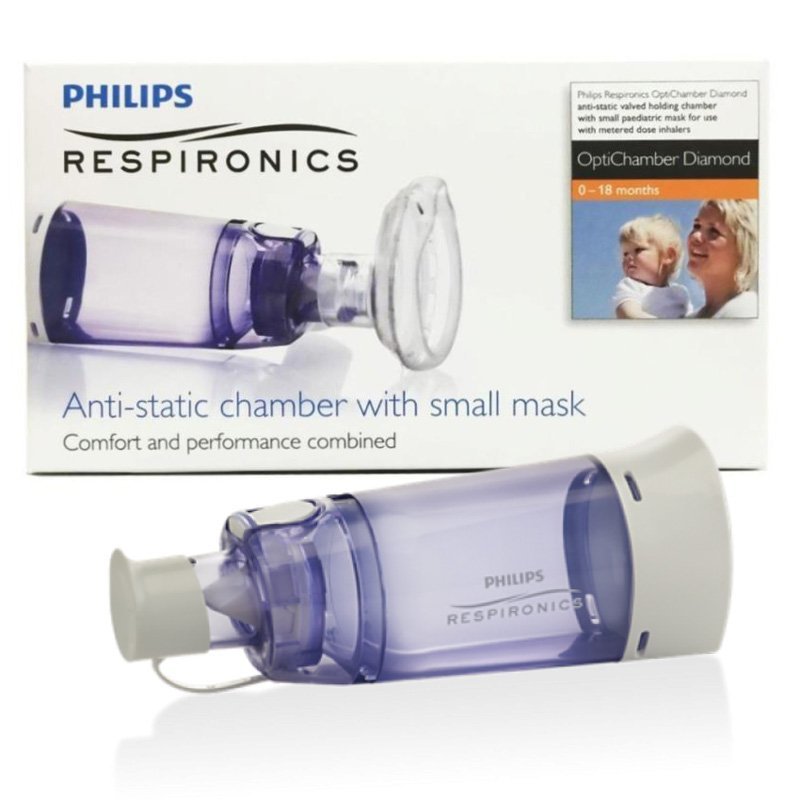 Camera de inhalare Philips Respironics Optichamber Diamond cu masca 0-18 luni – imaginea 3