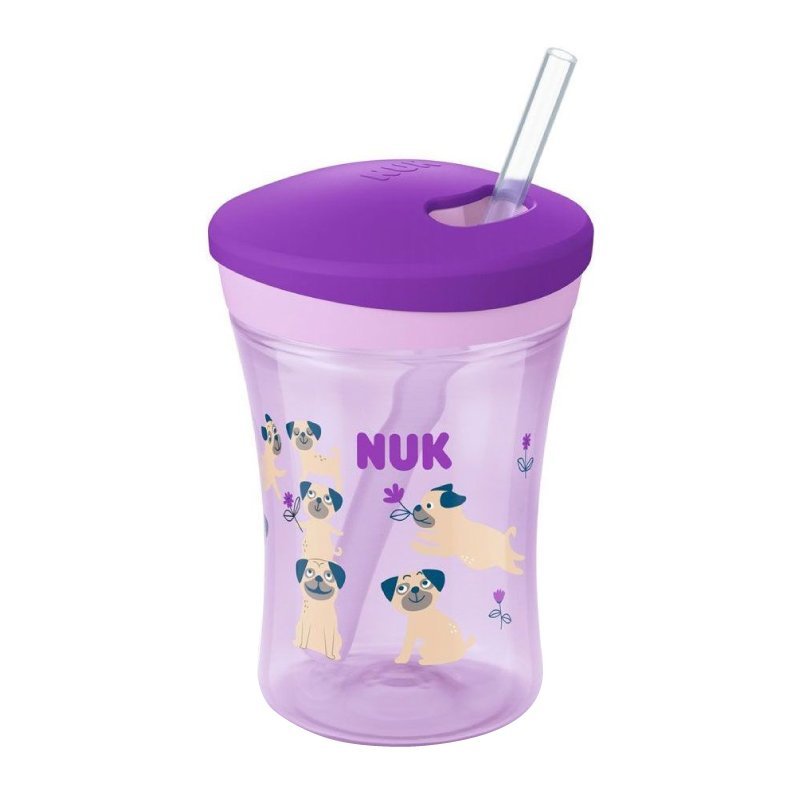 Cana Nuk Evolution Action cu pai 230 ml de la 12 luni mops