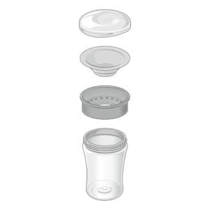 Cana Nuk Evolution Magic 230 ml de la 8 luni rac