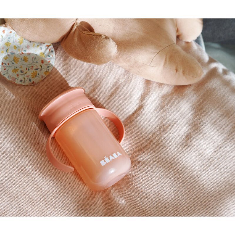 Cana de invatare Beaba 340 ml pink – imaginea 3