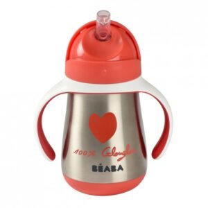 Cana inox cu pai Beaba 250 ml Mathilde Cabanas