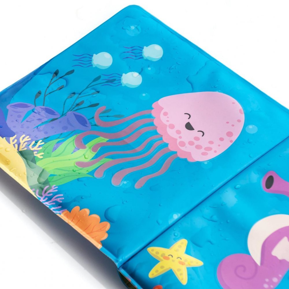 Carticica de baie plutitoare 8 pagini colorate care isi schimba culoarea in contact cu apa MyHappyBath Book Reer 76012 – imaginea 3