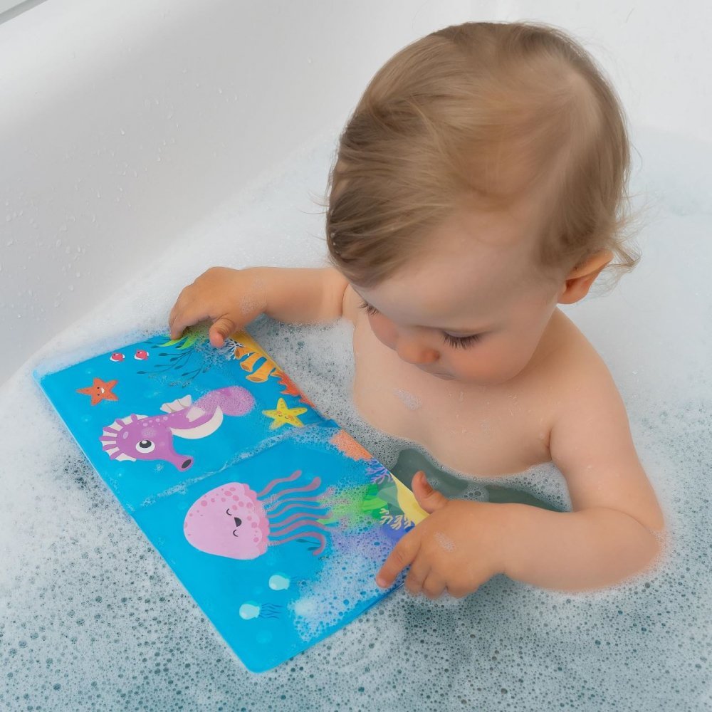 Carticica de baie plutitoare 8 pagini colorate care isi schimba culoarea in contact cu apa MyHappyBath Book Reer 76012 – imaginea 6