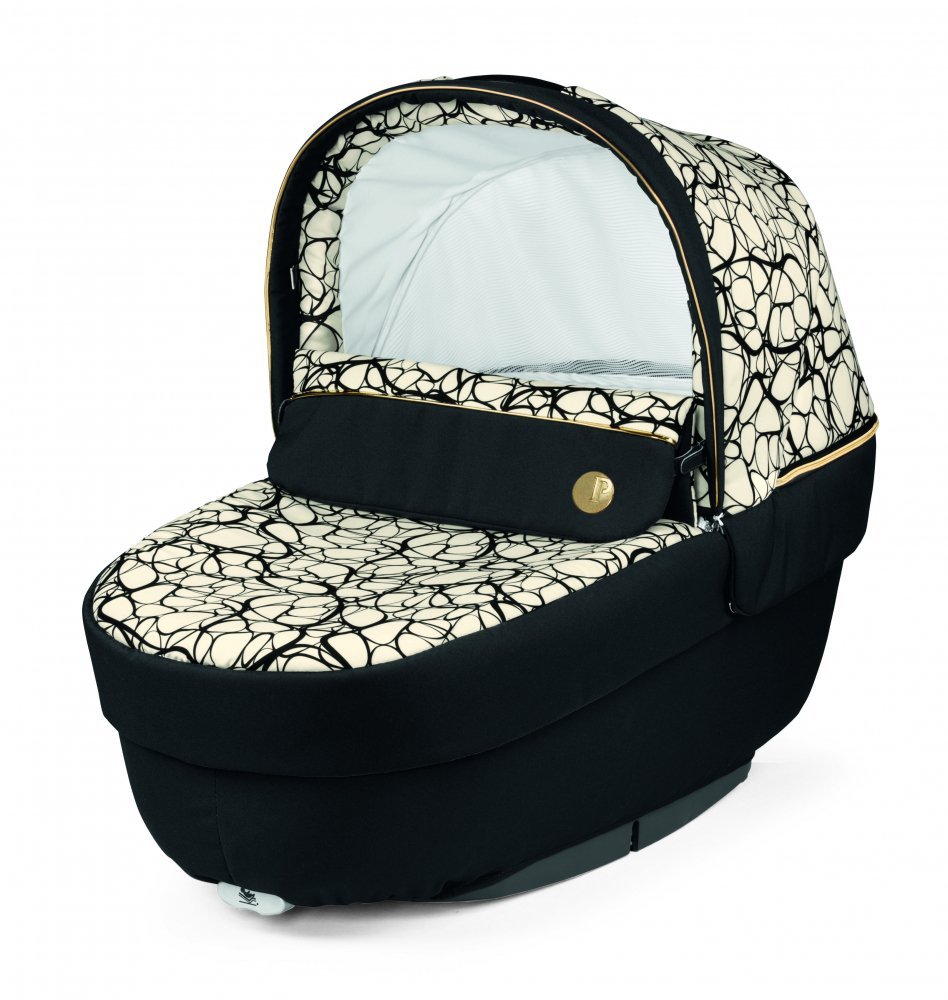 Carucior 3 in 1 Peg Perego Book Lounge 0 – 22 kg Graphic Gold Negru Bej i-Size – imaginea 6