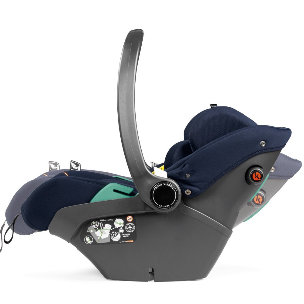 Carucior 3 in 1 Peg Perego Vivace Lounge Pagoda 0 – 22 kg Blue Shine i-Size – imaginea 4
