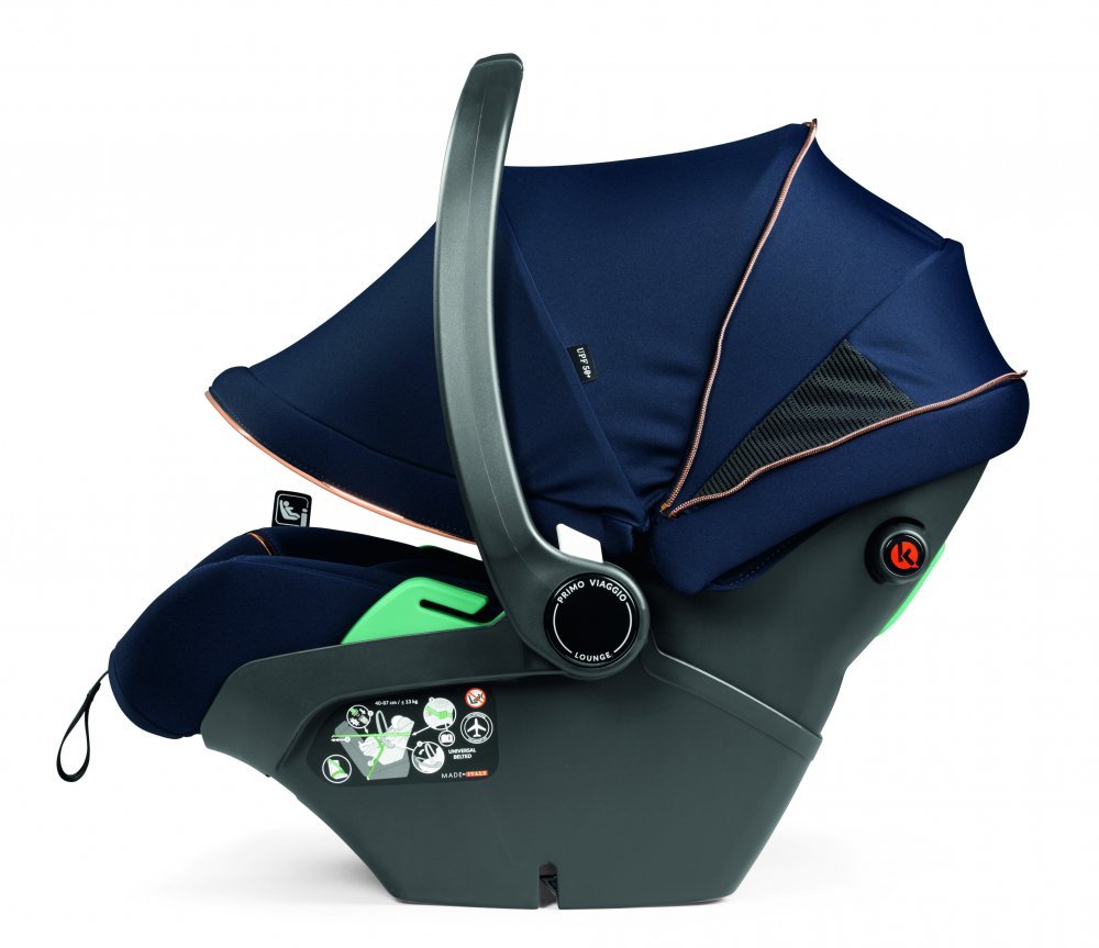 Carucior 3 in 1 Peg Perego Vivace Lounge Pagoda 0 – 22 kg Blue Shine i-Size – imaginea 5
