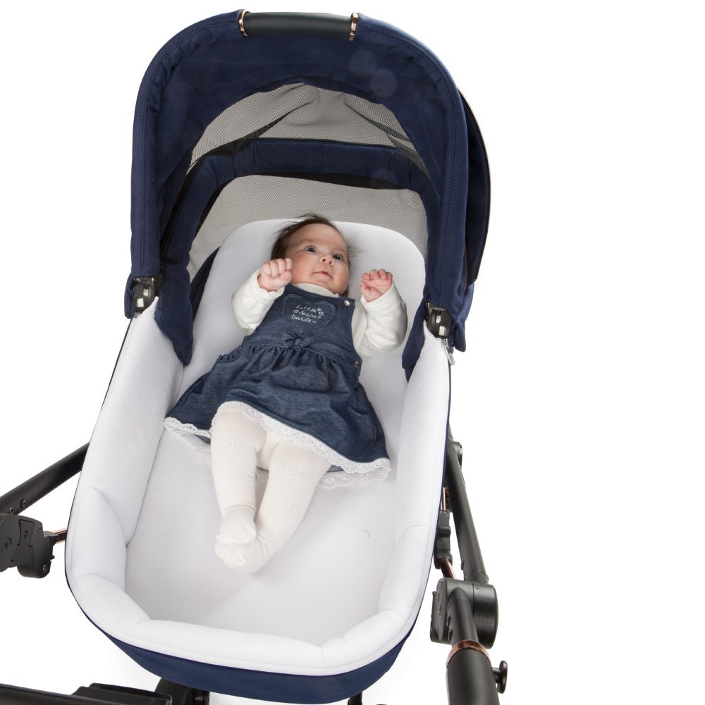 Carucior 3 in 1 Peg Perego Vivace SLK Pagoda 0 – 22 kg Blue Shine i-Size – imaginea 5