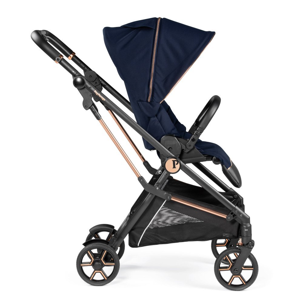 Carucior 3 in 1 Peg Perego Vivace SLK Pagoda 0 – 22 kg Blue Shine i-Size – imaginea 7
