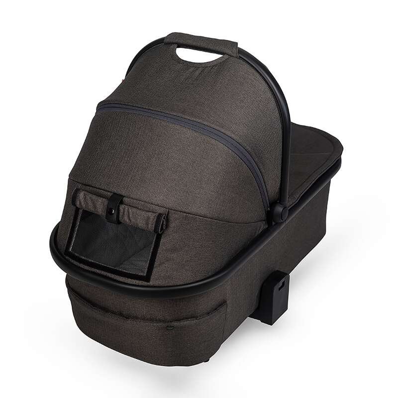 Carucior modular 2in1 Coccolle Nessia certificat EN1881-2-2018 pana la 22 kg, Roti mari de cauciuc cu suspensie, Piesa reversibila, Landou cu saltea anti-reflux, Copertina XXL cu protectie UV 50+, Maner telescopic, Pliere com – imaginea 2