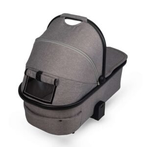 Carucior modular 2in1 Coccolle Nessia certificat EN1881-2-2018 pana la 22 kg, Roti mari de cauciuc cu suspensie, Piesa reversibila, Landou cu saltea anti-reflux, Copertina XXL cu protectie UV 50+, Maner telescopic, Pliere com